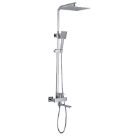 Смеситель с душевой стойкой Frap латунь FRAP (арт. F2415-2)