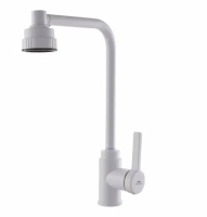 Смеситель для кухни однорычажный Fashun высокий излив белый FASHUN (арт. A54031-8)