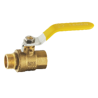 Изображение Кран шаровой 1/2 в/н - ручка Lemen газовый латунный LEMEN (арт. CB303-1/2FM)
