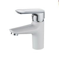 Смеситель для раковины Ammore однорычажный белый Ammore (арт. A1008-C)