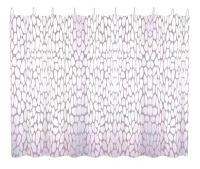 Изображение Штора для ванной 180х200 см полиэтилен орнамент в цветочных тонах FASHUN (арт. A8815)
