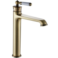 Смеситель для раковины однорычажный Oute на гайке бронза латунь OUTE (арт. T10701Q-1)