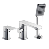 Смеситель на борт ванны Frap на 3 отверствия латунь FRAP (арт. F1146)