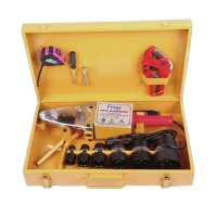 Изображение Аппарат для сварки полипропиленовых труб 1500W  с ножниц. и рулеткой хром. покрытие FRAP (арт. RJQ20-63-1)
