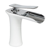 Смеситель для раковины однорычажный Frap белый латунь FRAP (арт. F1052-52)