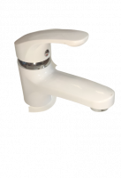 Смеситель для раковины однорычажный Lemen белый LEMEN (арт. S13502W)