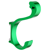 Изображение Крючок зелёный (авиационный алюминий) FRAP (арт. F204-5)

