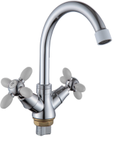 Смеситель-елочка Ammore хром/белый Ammore (арт. A1083-3)