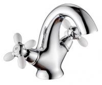 Смеситель для раковины двухвентильный Feinise хром/белый FEINISE (арт. S51308-7)