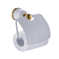 Изображение Бумагодержатель белая эмаль/золото OUTE (арт. TG1905)
