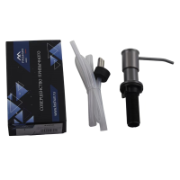 Изображение Дозатор жидкого мыла для кухонной мойки без колбы для забора из иной ёмкости чёрный FASHUN (арт. A403C)
