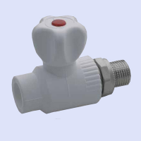 Изображение PP-R Шаровой кран полипропилен прямой с накидной гайкой GRS20*1/2M FRAP (арт. GRS20*1/2M)
