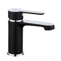 Смеситель для раковины однорычажный Frap чёрный латунь FRAP (арт. F1042)