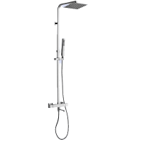 Смеситель с душевой стойкой с термостатом Oute латунь OUTE (арт. T8914)