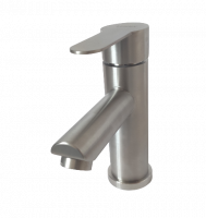 Смеситель для раковины однорычажный Lemen на гайке нержавейка LEMEN (арт. G11303)