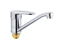 Смеситель для кухни однорычажный Feinise короткий излив на гайке FEINISE (арт. S4202)