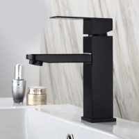 Смеситель для раковины однорычажный Feinise чёрный FEINISE (арт. B12118-8)