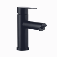 Смеситель для раковины однорычажный Fashun нержавейка черный FASHUN (арт. A51101-7)