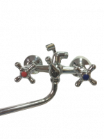 Смеситель для ванны двухвентильный Lemen длинный излив LEMEN (арт. LD-2151)