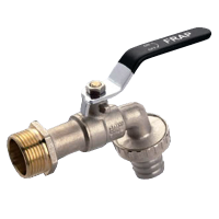 Изображение Кран шаровой 1/2 с носиком  - ручка Frap латунный FRAP (арт. F231.04)
