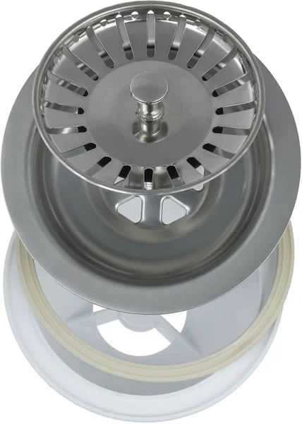 Выпуск "Wirquin" с нержавеющей чашкой без перелива Ø112мм (3'1/2) Виркэн (арт. 30717335) оптом от компании Аквалига
