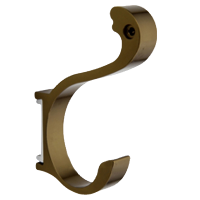 Изображение Крючок бронзовый (авиационный алюминий) FRAP (арт. F204-4)
