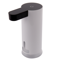 Изображение Диспансер для пены/жидкого мыла с USB подзарядкой металл бело-чёрный FASHUN (арт. A411-8)
