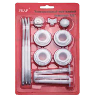 Изображение Комплект монтажный Frap Ду15 на блистере 13 предметов FRAP (арт. F13-1/2)
