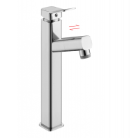 Смеситель для кухни однорычажный Oute с выдвижной лейкой на гайке латунь OUTE (арт. T60633B-1)