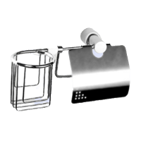 Изображение Бумагодержатель с держателем освежителя OUTE (арт. TG1205-1)
