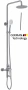 Смеситель с душевой стойкой Lemen нержавейка LEMEN (арт. LS480)