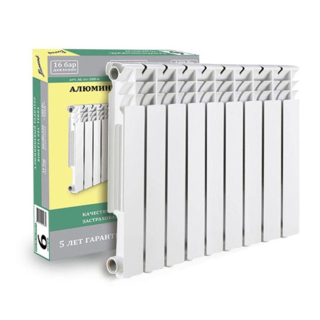 Радиатор алюминиевый 80/500 BIMETTA DEL'TeRRa 4 секции Bimetta (арт. AL-DT-500-4) оптом от компании Аквалига