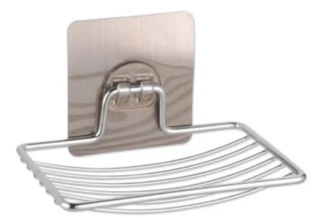 Мыльница-решетка Yindaf настенная самоклеющаяся  хром нержавеющая сталь Yindaf (арт. Y0802) оптом от компании Аквалига
