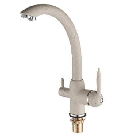 Смеситель для кухни Fashun для фильтра питьевой воды высокий излив латунь бежевый FASHUN (арт. A4399-20)