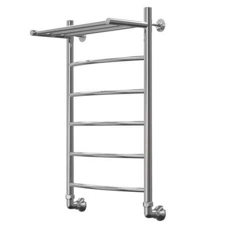 Полотенцесушитель Классика Дуга с полкой 500x1200 1' нижнее подключение  (арт. КДП50120) оптом от компании Аквалига
