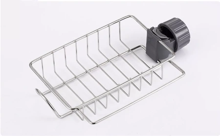 Держатель для губки на кран регулируемый FEINISE (арт. S0318A) оптом от компании Аквалига
