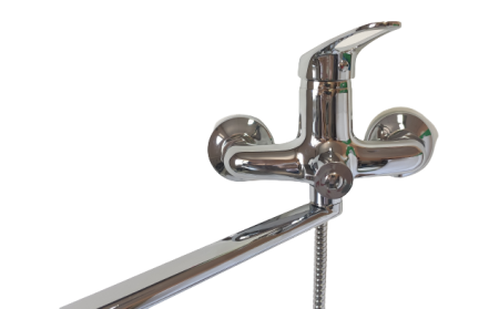 Смеситель для ванны однорычажный Lemen длинный излив LEMEN (арт. LC-2206)