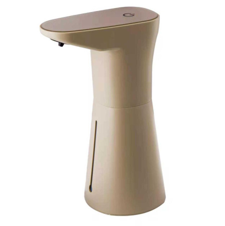 Диспансер для пены/жидкого мыла с USB подзарядкой пластик бежевый FASHUN (арт. A410-16) оптом от компании Аквалига
