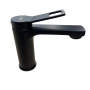 Смеситель для раковины D-Lin однорычажный нержавейка черный D-Lin (арт. D110364-A)