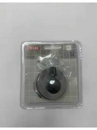 Крючок в ванную D-Lin одинарный черный латунь D-Lin (арт. D281111) оптом от компании Аквалига
