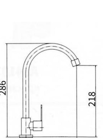 Смеситель моно Fashun нержавейка FASHUN (арт. A54192)