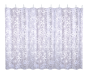 Штора для ванной 180х180 см серо-белый цветочный орнамент FASHUN (арт. A8812) оптом от компании Аквалига
