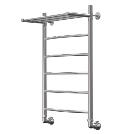 Полотенцесушитель Классика Дуга с полкой 400x800 1' нижнее подключение  (арт. КДП4080) оптом от компании Аквалига
