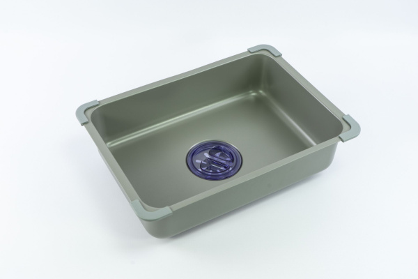 Мойка врезная 3,0мм Fmark 75х46 нержавейка глубина 220мм Fmark (арт. FSC002T) оптом от компании Аквалига
