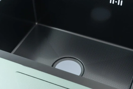 Мойка врезная 3,0мм Fmark 50х45 графит глубина 200мм в комплекте сифон Fmark (арт. FSC5045Q) оптом от компании Аквалига
