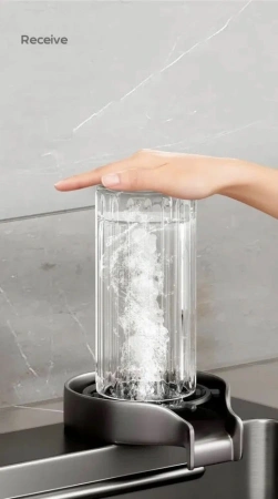 Мойка врезная многофункциональная 78х46 см, глубина 21см чёрная OUTE (арт. T87846H) оптом от компании Аквалига
