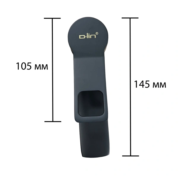 Смеситель для раковины D-Lin однорычажный нержавейка черный D-Lin (арт. D110364-A)