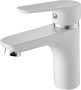 Смеситель для раковины Ammore однорычажный белый D-Lin (арт. A1003-C)