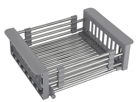 Мойка врезная 3,0мм Feinise 44х44 сатин глубина 200мм в комплекте коландер раздвижной FEINISE (арт. CS4444) оптом от компании Аквалига
