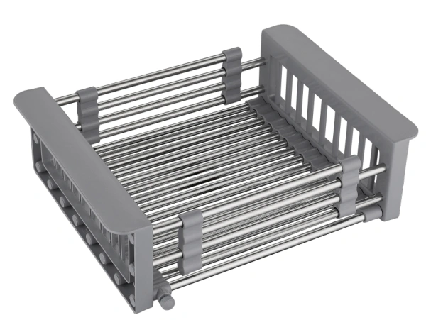 Мойка врезная 3,0мм Feinise 44х44 сатин глубина 200мм в комплекте коландер раздвижной FEINISE (арт. CS4444) оптом от компании Аквалига
